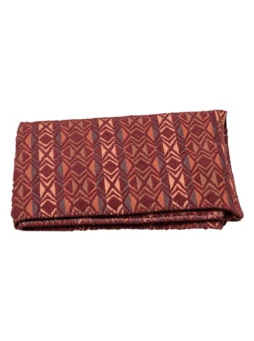 David Fussenegger Plaid "Deco - Grafische borduursels" rood