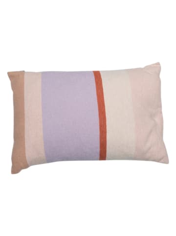 Kussenhoes "Silvretta - Colorblok" beige/paars