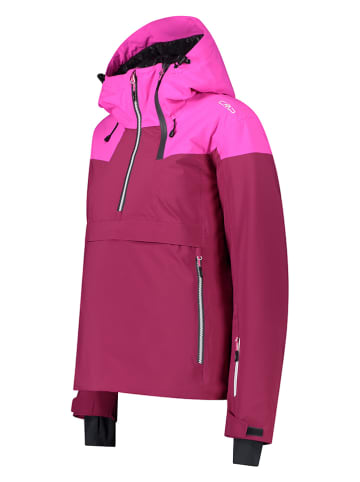 CMP Kurtka narciarska w kolorze różowo-bordowym