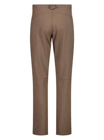 CMP Spodnie softshellowe w kolorze jasnobrązowym