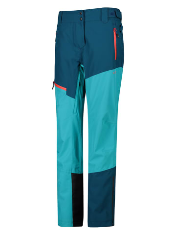 CMP Ski-/snowboardbroek blauw/turquoise