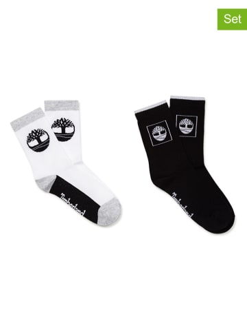 Timberland 2-delige set: sokken zwart/wit