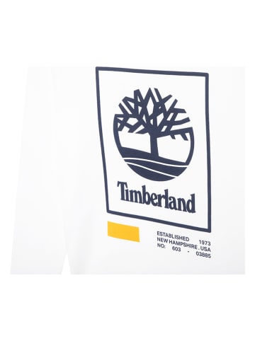 Timberland Longsleeve in Weiß