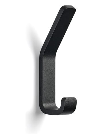 Zone Denmark Dubbele haak "Rim" zwart - (L)11,5 cm