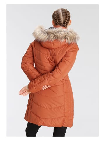 Icepeak Doorgestikte mantel "Paiva" oranje