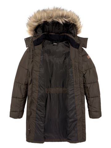 Icepeak Doorgestikte mantel "Paiva" bruin