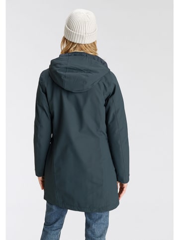 Jack Wolfskin Parka "Kiola" in Graublau