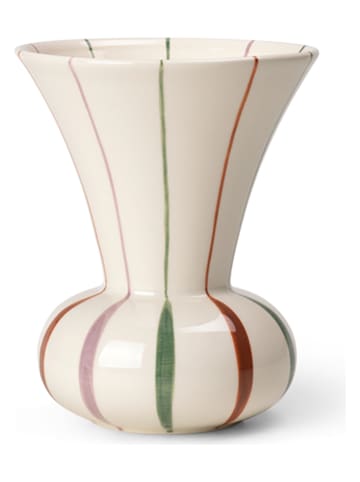 Kähler Vase "Signature" in Beige/ Bunt - (H)15 x Ø 12 cm