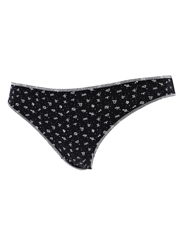 COTONELLA 3er-Set: Slips in Schwarz/ Grau/ Weiß
