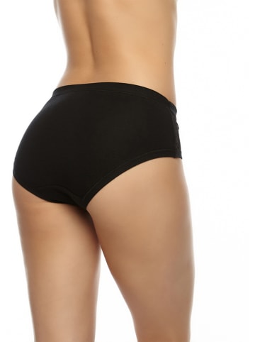COTONELLA 4er-Set: Pantys in Schwarz
