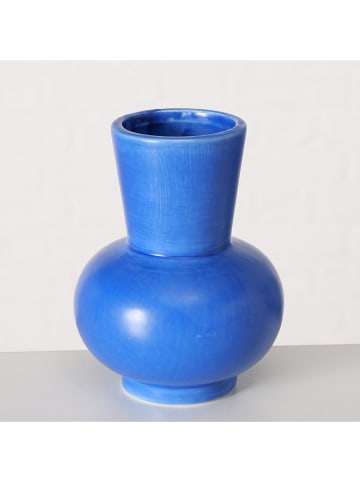 Boltze 2er-Set: Vasen "Addison" in Grün/ Blau - (H)12 x Ø 10 cm