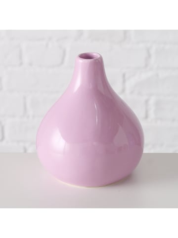 Boltze 3er-Set: Vasen "Buntia" in Orange/ Lila/ Rosa - (H)13 cm
