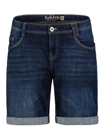 Sublevel Jeans-Bermudas in Dunkelblau