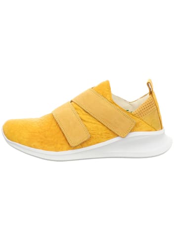 Think! Skórzane slippersy "Waiv" w kolorze żółtym