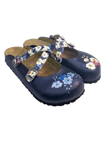 Calceo Clogs in Dunkelblau