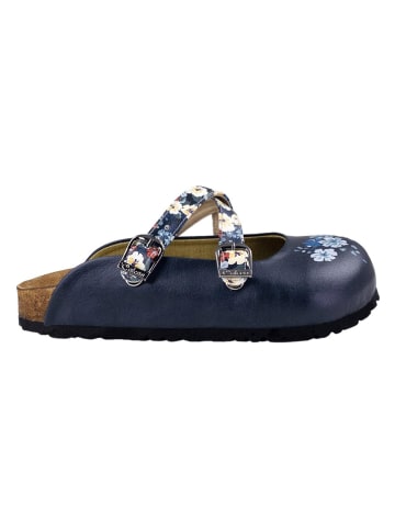 Calceo Clogs donkerblauw