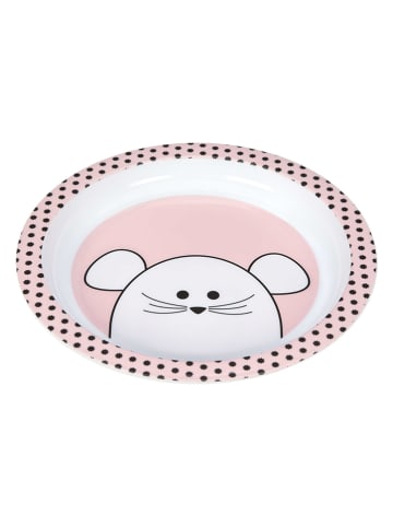 Lässig Schüssel "Little Chums Mouse" in Weiß/ Rosa