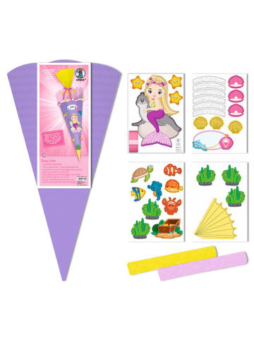 URSUS Schultüten-Bastelset "Meerjungfrau" in Lila