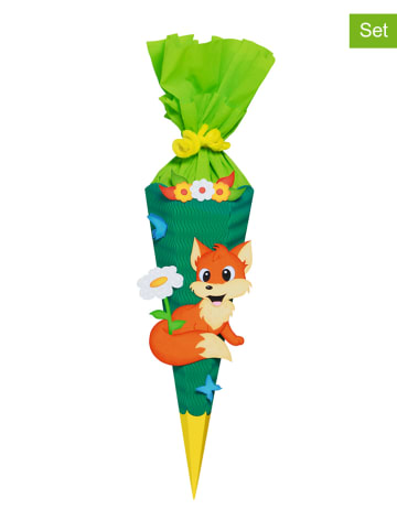 URSUS Schultüten-Bastelset "Fuchs" in Grün