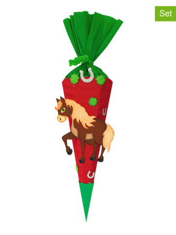 URSUS Schultüten-Bastelset "Pferd" in Rot