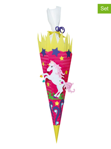 URSUS Schultüten-Bastelset "Einhorn" in Pink