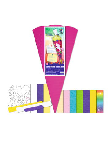 URSUS Schultüten-Bastelset "Einhorn" in Pink