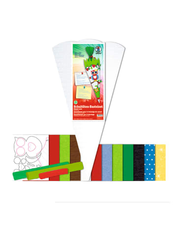 URSUS Schultüten-Bastelset "Eule 1" in Weiß/ Bunt