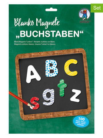 URSUS Blanko-Magneten-Set "Buchstaben"