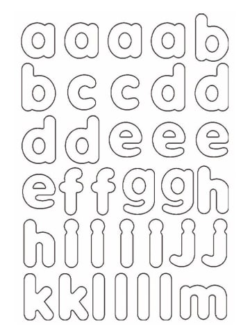 URSUS Blanko-Magneten-Set "Buchstaben"