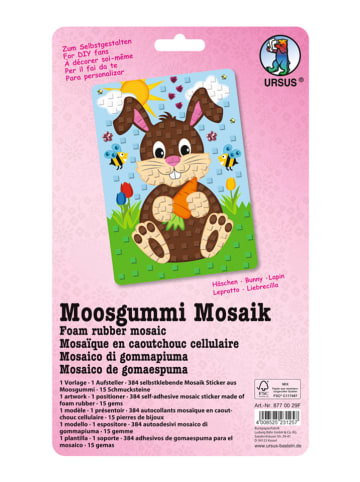 URSUS Moosgummi-Mosaik "Häschen" in Bunt
