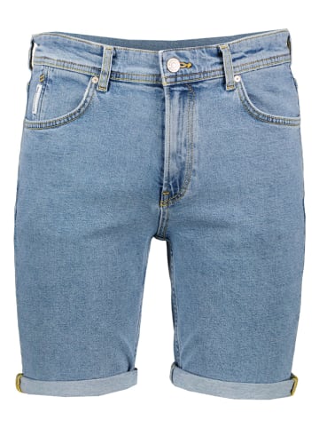 Marc O'Polo DENIM Szorty dżinsowe w kolorze błękitnym