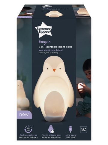 tommee tippee Lampka nocna "Pinguin" w kolorze białym