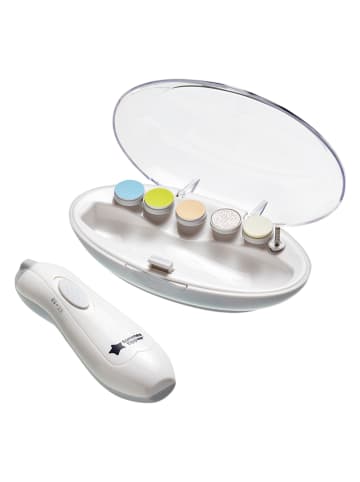 tommee tippee Elektrischer Baby-Nagelfeilen-Trimmer in Weiß