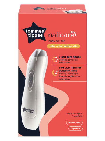 tommee tippee Elektrische babynagelvijl-trimmer wit