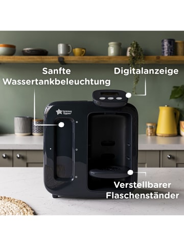 tommee tippee 2tlg. Set: Flaschenvorbereiter "Perfect Prep Day & Night" mit Filter in Schwarz