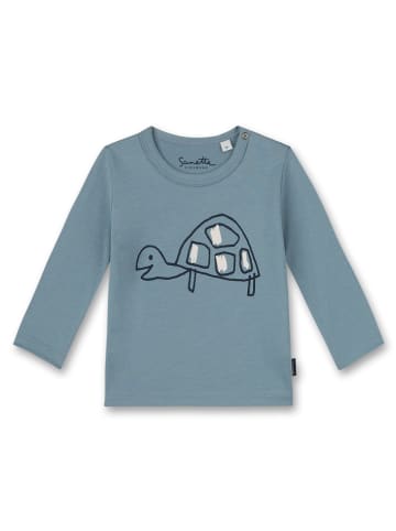 Sanetta Kidswear Longsleeve "Turtle" in Hellblau