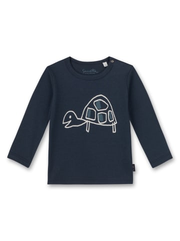 Sanetta Kidswear Longsleeve "Turtle" donkerblauw