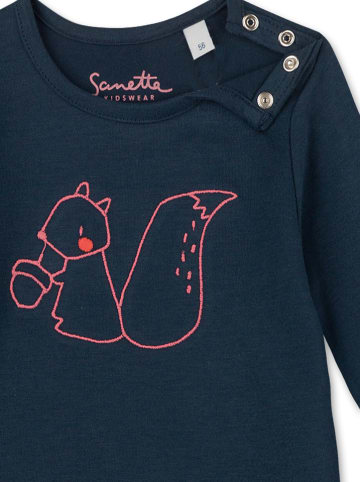 Sanetta Kidswear Longsleeve "Sweet Squirrel" in Dunkelblau