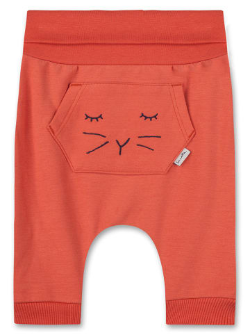 Sanetta Kidswear Spodnie dresowe w kolorze pomarańczowym