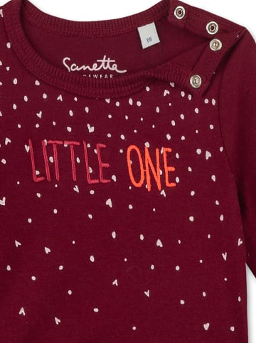 Sanetta Kidswear Longsleeve "Little Birdie" bordeaux