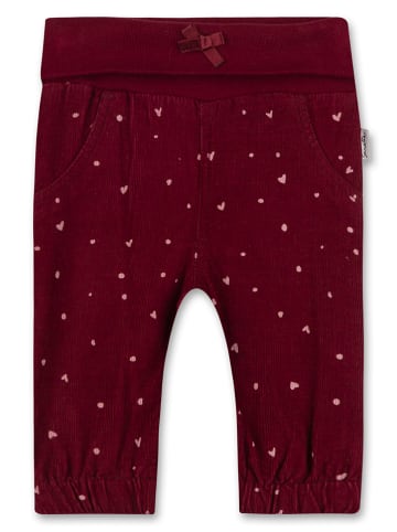 Sanetta Kidswear Spodnie dresowe w kolorze czerwonym