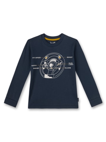 Sanetta Kidswear Longsleeve "Space Driver" in Dunkelblau