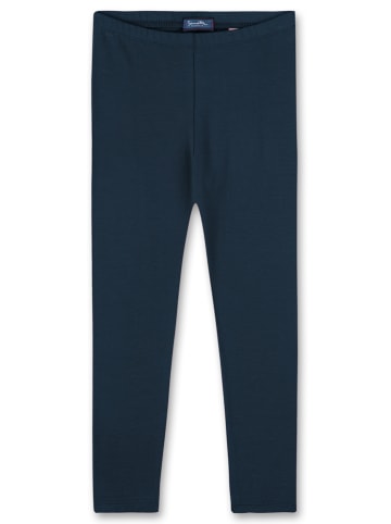 Sanetta Kidswear Legging "Flowers For You" donkerblauw