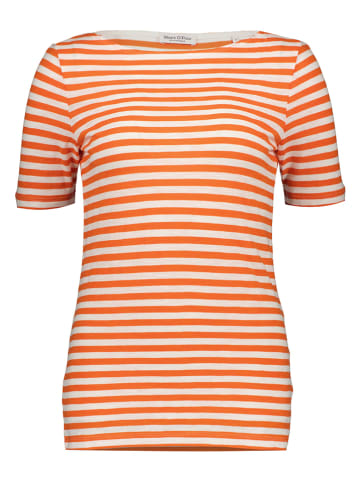Marc O'Polo Shirt oranje/crème