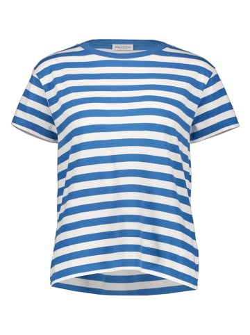Marc O'Polo Shirt in Blau/ Weiß