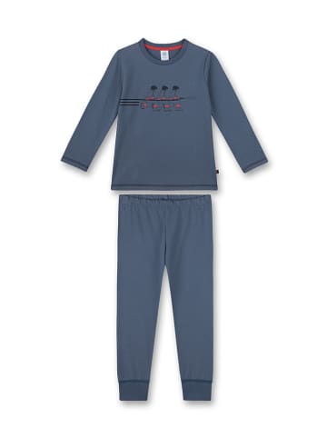 Sanetta Pyjama "Truck" blauwgrijs