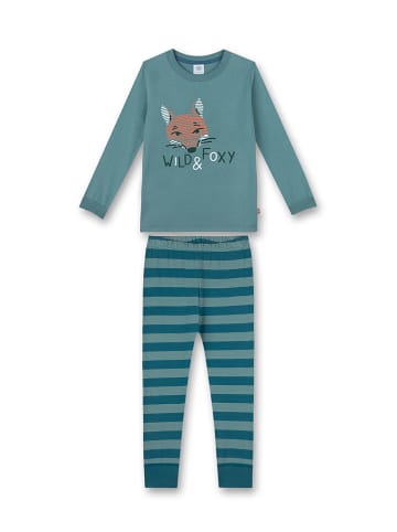 Sanetta Pyjama "San Wild Fox" turquoise