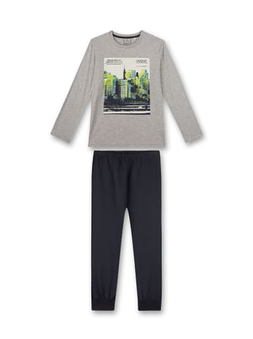 Sanetta Pyjama "San Networking" grijs