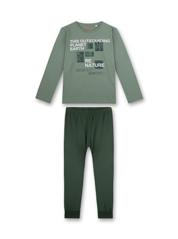 Sanetta Pyjama "San Planet Earth" groen