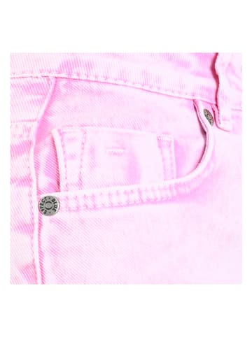 Blue Effect Jeans-Shorts in Pink